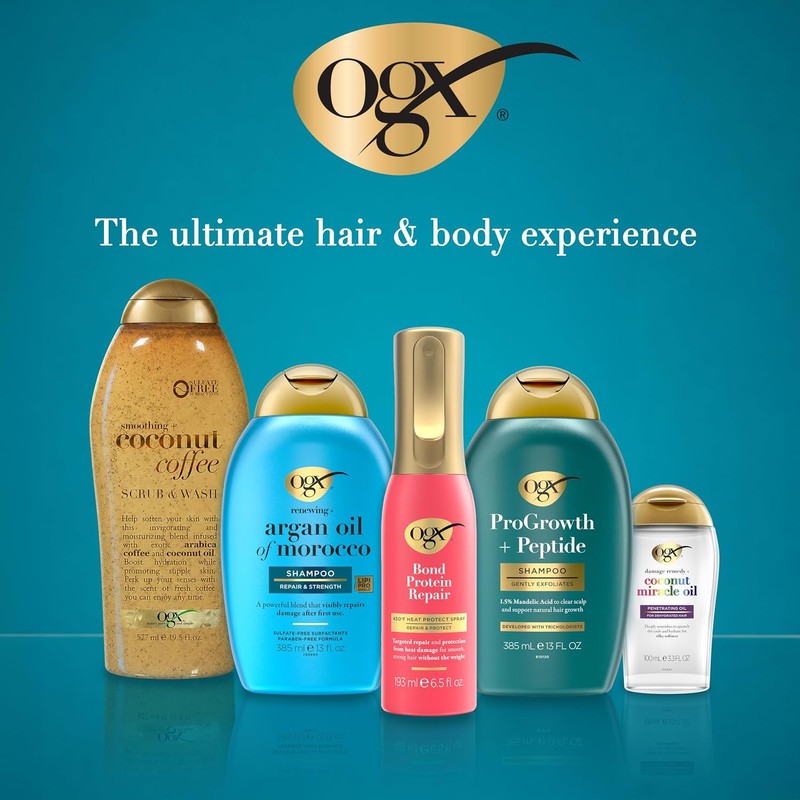 OGX, Body Wash y Exfoliante de Coco y Café, 577