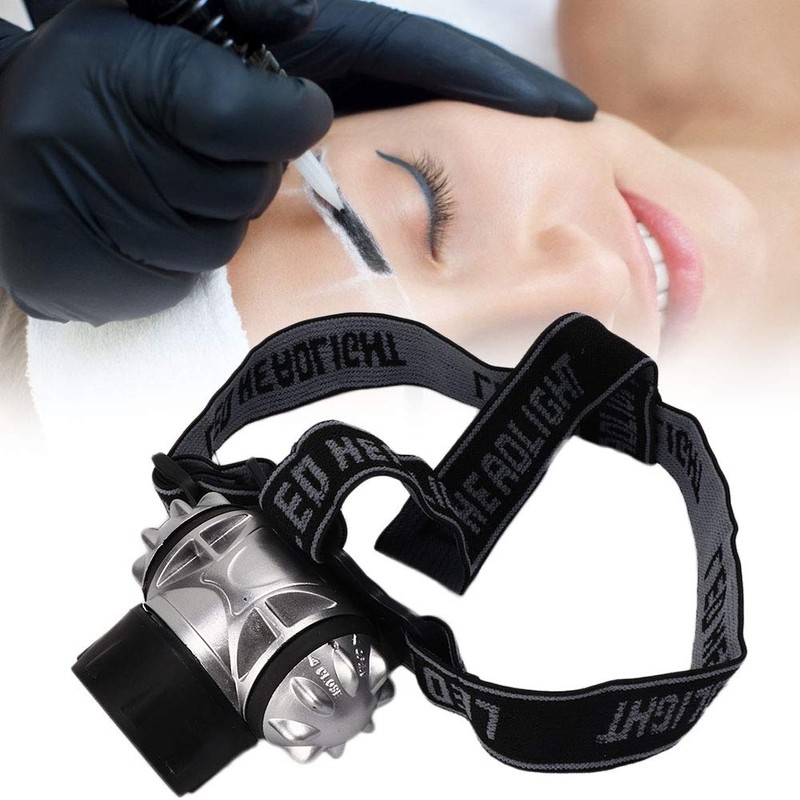 Sonew Headlamp LED Tattoo Lamp Adjustable Beauty Accessories for Makeup