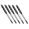 5Pcs Brad Point Drill Woodworking 4 Flute Cut Drilling Tool