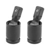 sourcing map 2 Pcs 1/2 Inch Drive Universal Joint Swivel