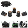 Well Nuts, 100 Pieces M6 0.8 mm Rubber Nut Rubber