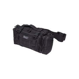 MAGFORCE Taktische Gürteltasche „Wizard Waist Pack“ – Leichte Hüfttasche für Reisen & Wandern, Reißfestes Nylon, Große Kapazität, Mehrere Fächer, Crossbody-Design mit Reißverschluss Schwarz – 1050D