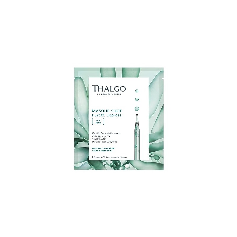 THALGO Cleansing mask with matting effect shot mask cleanses the