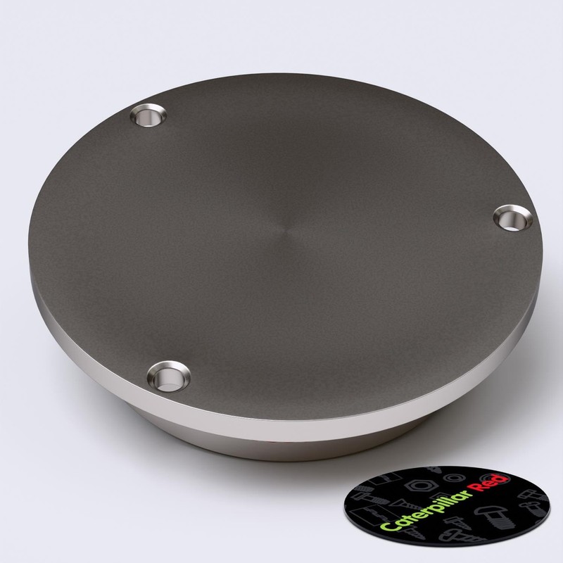Large Flanged Metal Circular Angle Spirit Bubble Degree Level (Green