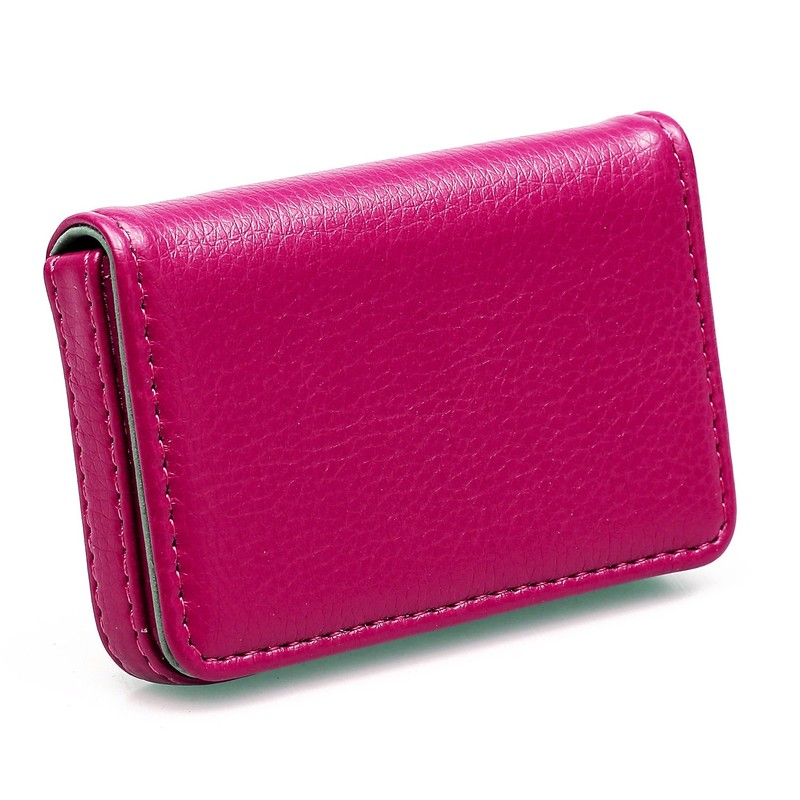 RFID Blocking Wallet - Minimalist Leather Business Credit Card Holder