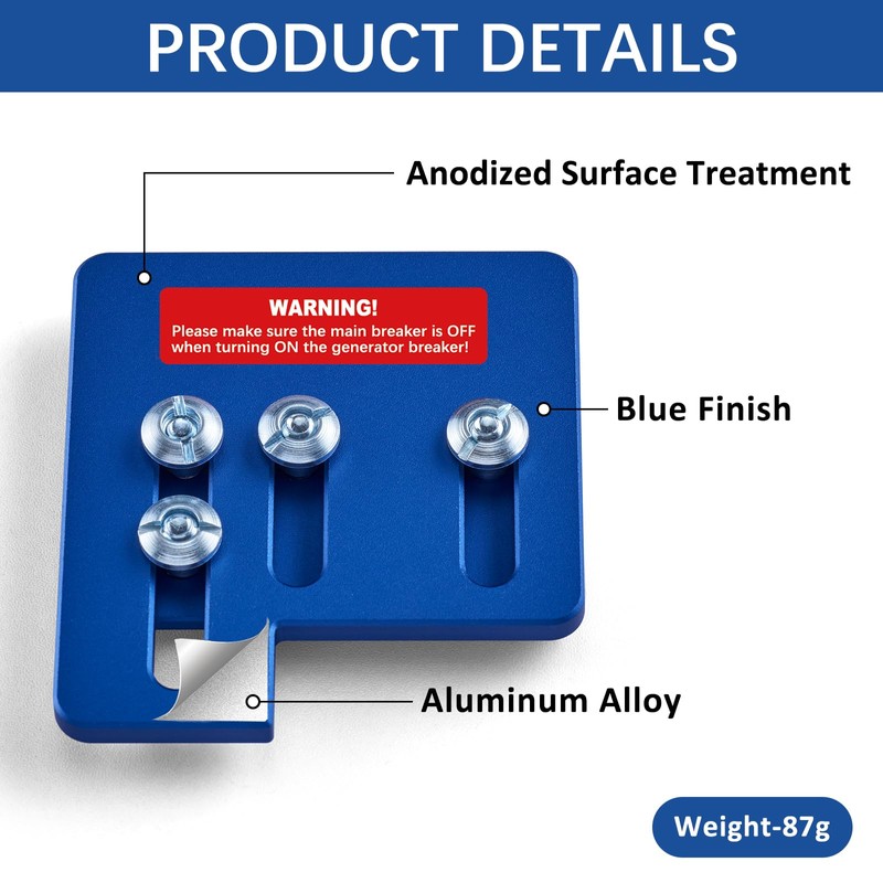 LATING Generator Interlock for Square D QO or Homeline 150