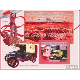 Prophila Collection Guinea Block 1430 (Complete Edition) Mint NH ** MNH 2007 Red Cross: Gustave Moynier (Stamps for Collectors) Cars/Road Traffic