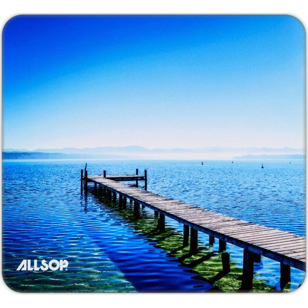 Allsop Nature's Smart Mouse Pad 60% Recycled Content, Pier (30868),"Mouse pad 9""*7.5"""