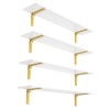 DINZI LVJ Long Wall Shelves, 39.4" Wall Mounted Shelves Set