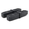 Design61 Set of 2 2-Way Connector Pipe Connector for Square