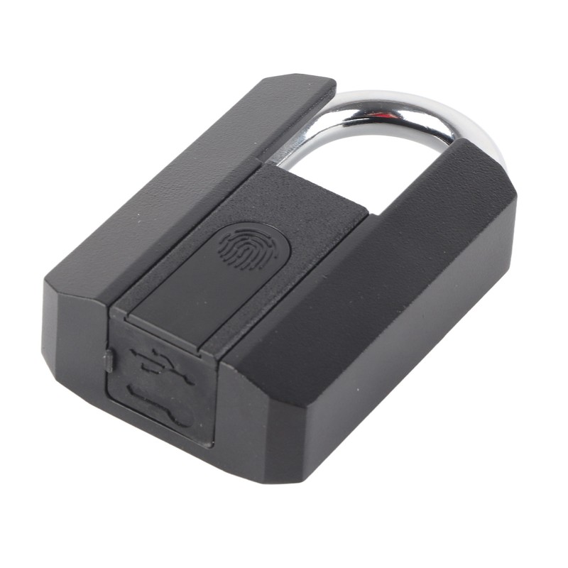 Fingerprint Padlock Waterproof Sensitive Rustproof Zinc Alloy Smart Electronic Padlock