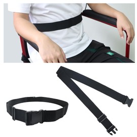 Yasdyri Wheelchair Safety Belt 60" Adjustable Length Wheelchair Safety Harness Anti-Fall Wheelchair Seat Belt Restraints Safety for Elderly, Adults, Child