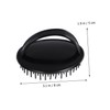 Gatuida 3sets Fine Workmanship Scalp Shampoo Brush Soft Comb Head