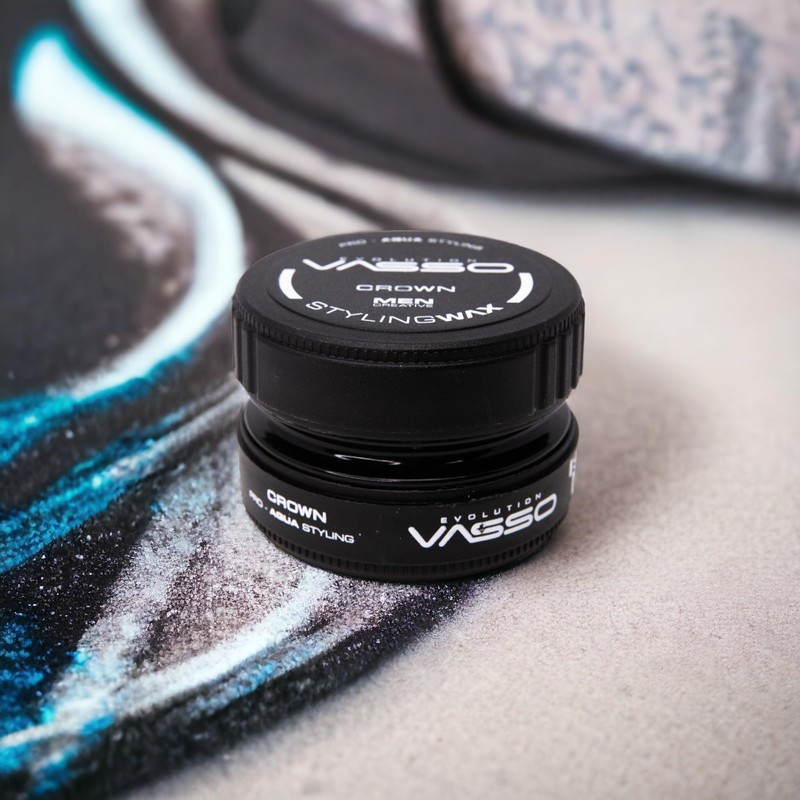 VASSO CROWN PRO-AQUA Hair Styling WAX - 150ml - Edge