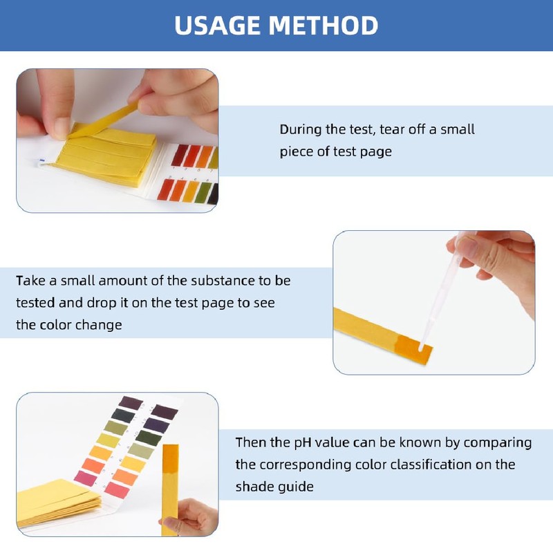 CRLLDPM 1 Roll PH Test Strips, Measuring Range 0-14, Litmus