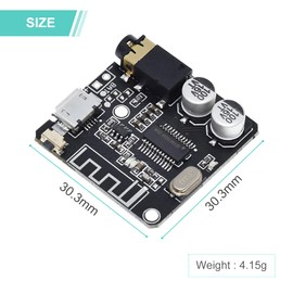 RUIZHI 2pcs Bluetooth Audio Receiver Board,Verstärkerplatine Stereo Empfänger Verstärker 4.1 MP3 Lossless Decoder DIY Digitaler Leistungsverstärker Music Module