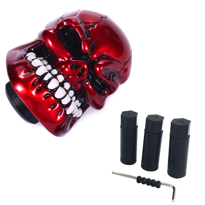 Bashineng Skull Shift Knob Transmissions Gear Shifter Stick Handle Shifting
