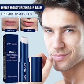 DLZZRS Moisturizing Lip Balm For Men, Moisturize Lips Remove Dead Skin Men's Lip Balm, Prevent Dry & Cracked Lips Protect Lips, Infused with Vitamin E, Lip Care Moisture Lip Balm