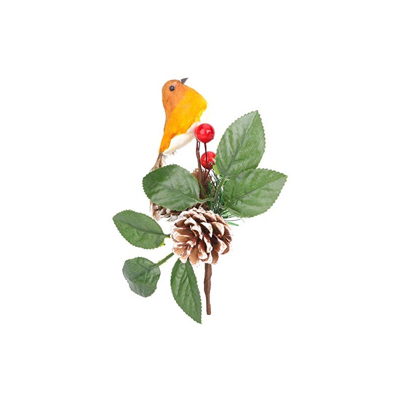 Toyland® 20 cm (8") Tradtional Robin Christmas Pick - Luxury