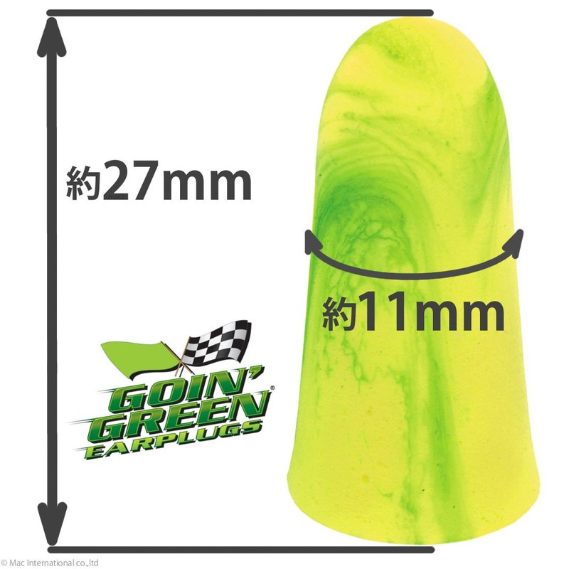MOLDEX 6620 Goin'Green Disposable Ear Plugs Uncorded 5 Pairs Eco