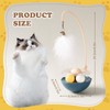 Rislobx 3-in-1 Tumbler Catnip Toy Interactive Cat Toys Cat Teaser