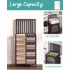Laundry Hamper, 22.5 Gallon (85L) Bamboo Wood Clothes Laundry Basket