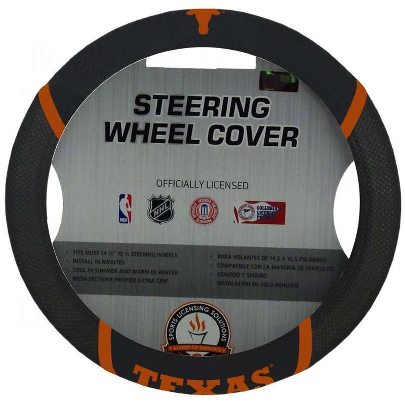 MULTI_B Texas Longhorns 2 Seat Covers and Wheelcover with