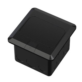 KYHSHJ Pop Up Floor Electrical Outlet with 20 Amp Stainless Steel TR Receptacle Outlet Stainless,Black