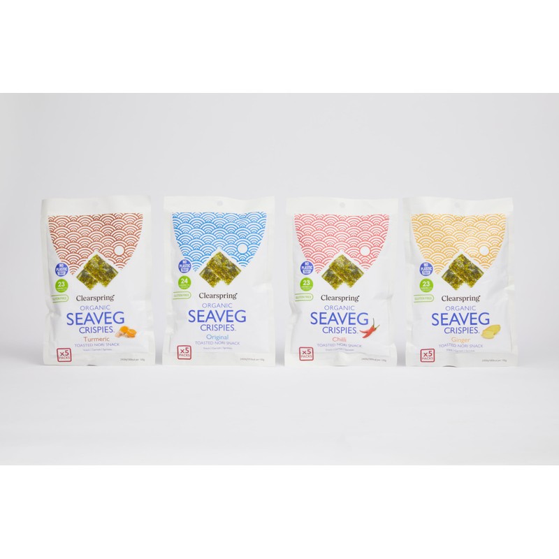 Clearspring Organic Seaveg Crispies Multipack, 20g