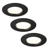 Ledvion - 3 x LED Recessed Spotlights, Dimmable, 5 W,