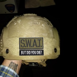 2 Packs But Did You Die? Reflective Patch Removable Patch Applique Fastener Patches Small Stickers with Hook and Loop for Funny Tactical Clothing Backpacks Hats Decorative Patch