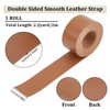 ArrErr Leather Strap 1 Inches Wide Flat Leather Strips 79