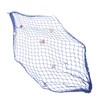 BESPORTBLE Decorative Fishing Net Wall Art Nautical Style Rope Fish