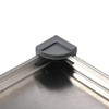 Square Shower Drain with Removable Tile Insert Grate, 8-Inch, Brushed