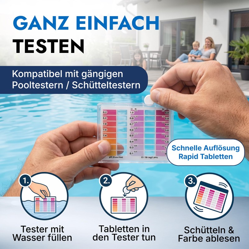 Pooltester Refill Tablets Pack of 200 | 100 x DPD1