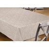 BEAUTEX Washable Oilcloth Tablecloth Georginia Beige Square 140 x 200