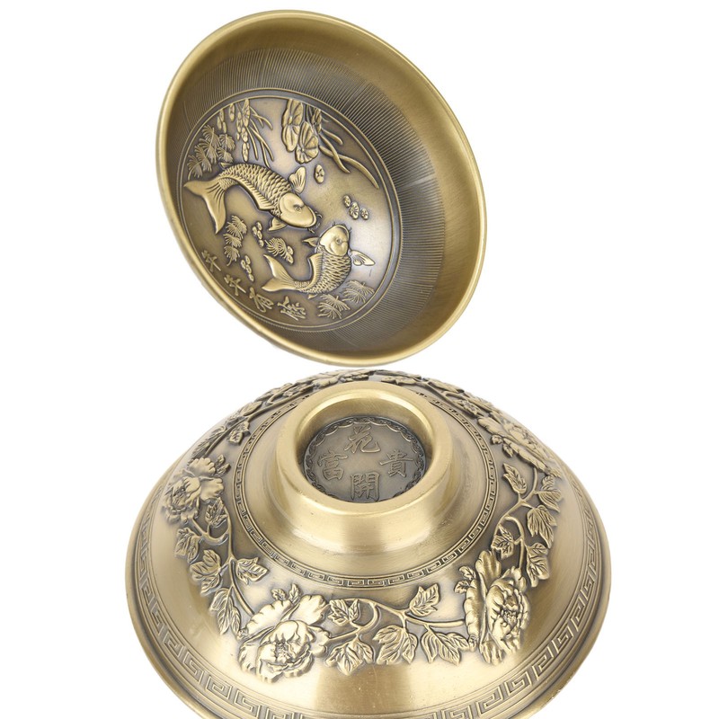 Retro Home Incense Burner Copper Alloy Smoked Incense Burner Holder
