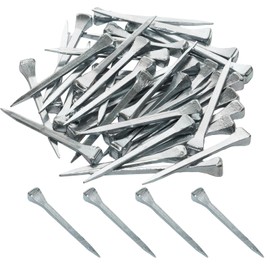 Pocoxll 50 Pcs E6 Horseshoe Nails, Low-Carbon Steel Horseshoe Nails for Horse Training Equestrian Sports（54mm）