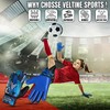Veltine Sports Soccer Goalie Gloves, Football Goalkeeper Gloves for Kids