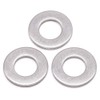 100 PCS #8 Stainless Flat Washers, 7/16" Outer Diameter, 18-8