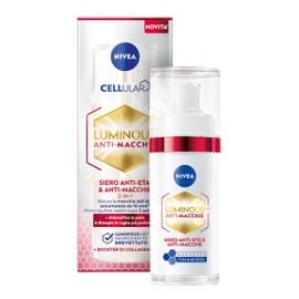 NIVEA Luminous630 Siero Viso Anti-Età & Anti-Macchie 30 ml, Siero viso antirughe e macchie con Acido Ialuronico e Thiamidol brevettato, Face serum ad azione filler riempitivo rughe