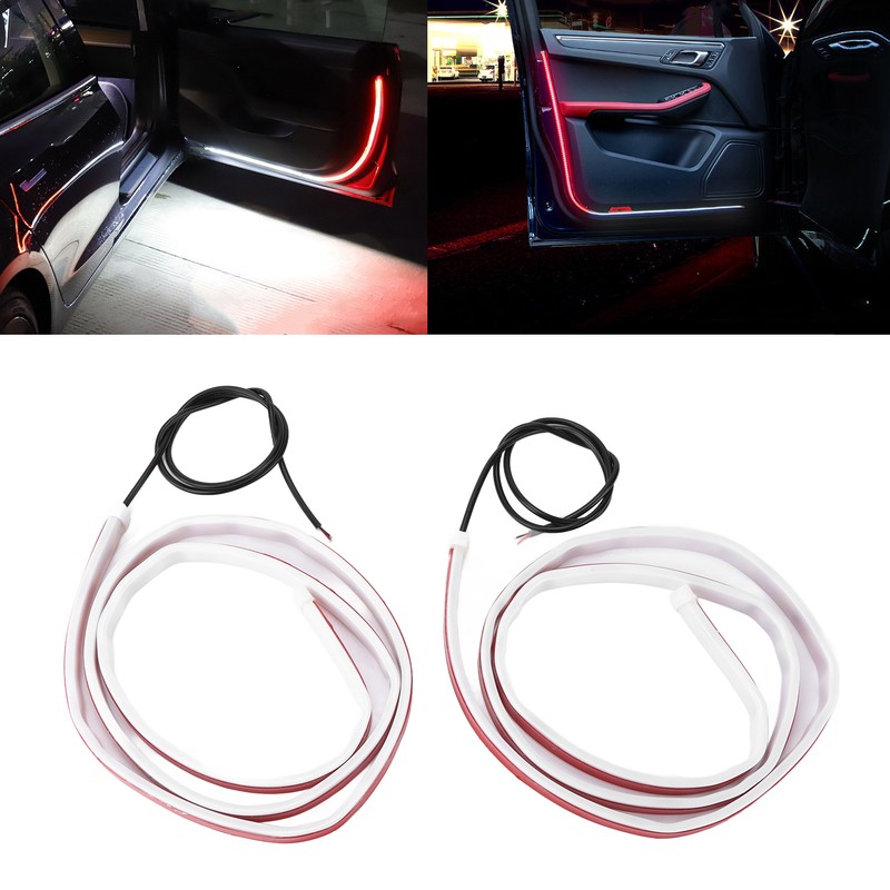 Car Door Light Strip Open Warning Slim Anti Rear End