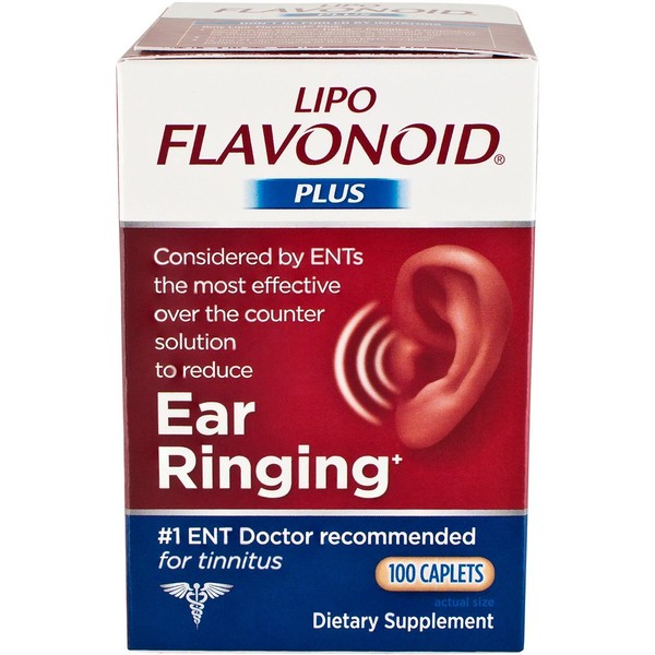Lipo-Flavonoid Plus Dietary Supplement, For Ear Health 100 ea Pack of 3