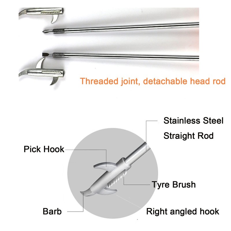 Linsiter 2 pcs Tire Rock Remover Tool, Car Tire Clear