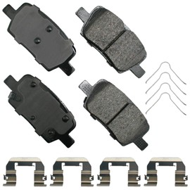 Akebono ProACT Ultra-Premium Brake Pads - Rear, GREY