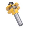 2Pcs 1/2in Shank Router Bit Woodworking Cabinet Door Carbon Steel