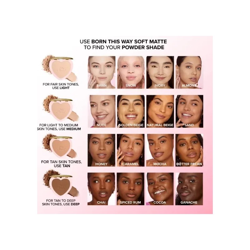 Light Too Faced Born This Way Soft Blur Setting Powder