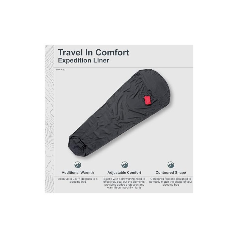 Cocoon Silk Sleeping Bag Expedition Liner - Silk Ripstop