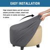 Round Stretch Ottoman Cover Slipcover Storage Ottoman Covers Folding Stool