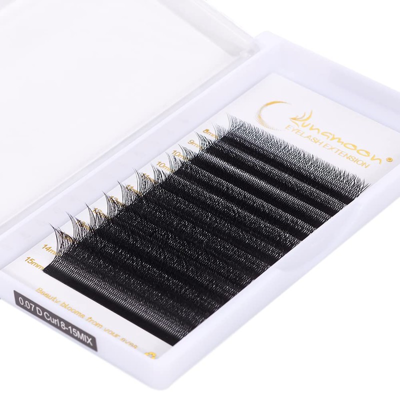 Lunamoon Volume Eyelashes, 4D W Eyelash Extension, Premade Fans Eyelash